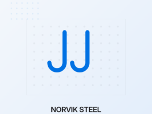 Hak lakierowany podwójny do tablic narzędziowych NORVIK STEEL