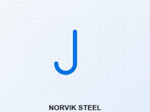 Hak lakierowany pojedynczy do tablic narzędziowych NORVIK STEEL
